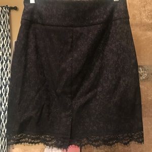 Black pencil skirt